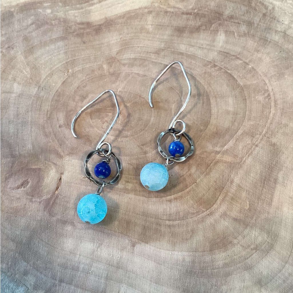 Long Beaded Earrings